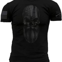 Grunt Style American Beard Skull T-Shirt Meaningful Gift For Family Gift For Boyfriend Valentine Gift