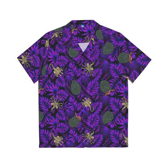 Facehugger hawaiian shirt Gift For Your Girlfriend Boyfriend Gift For Love Gift For Friend Best Valentine Present Holiday Gift