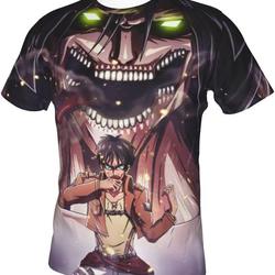 Attack on Titan Novelty 3D Anime Printed T-Shirt Meaningful Gift For Family Gift For Boyfriend Valentine Gift