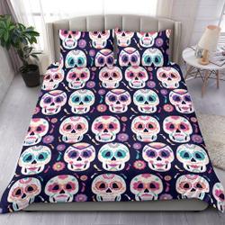 Skull Gothic Duvet Cover, Bedroom Decor BeddingGift For Your Girlfriend Boyfriend Gift For Love Gift For Friend Best Valentine Present Holiday Gift