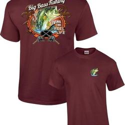 Big Bass Fishing T-Shirt Meaningful Gift For Family Gift For Boyfriend Valentine Gift