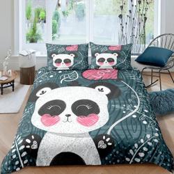 Sage panda Bedding SetsGift For Your Girlfriend Boyfriend Gift For Love Gift For Friend Best Valentine Present Holiday Gift