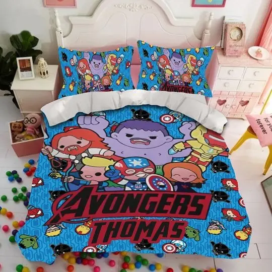 Avongers Bedding Set Gift For Your Girlfriend Boyfriend Gift For Love Gift For Friend Best Valentine Present Holiday Gift