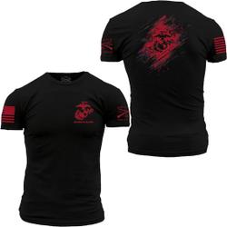 Grunt Style USMC Bound in Blood T-Shirt Meaningful Gift For Family Gift For Boyfriend Valentine Gift