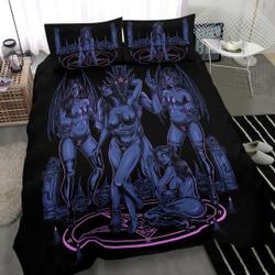 Skull Baphomet Erotic Revel In More Freedom And Realize It Throne Bedding Set Gift For Your Girlfriend Boyfriend Gift For Love Gift For Friend Best Valentine Present Holiday Gift