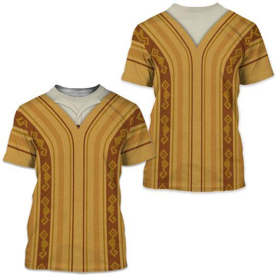 Camilo Madrigal Costume, Encanto Costume Adult, Disney Animation Cosplay 3D T-shirt Meaningful Gift For Family Gift For Boyfriend Valentine Gift