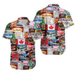 Canadian Hawaiian Shirt Gift For Your Girlfriend Boyfriend Gift For Love Gift For Friend Best Valentine Present Holiday Gift