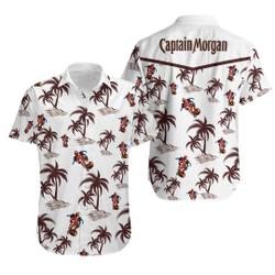 Captain Morgan Hawaiian Shirt, Captain Morgan Shirt Gift For Your Girlfriend Boyfriend Gift For Love Gift For Friend Best Valentine Present Holiday Gift
