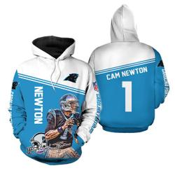Carolina Panthers Cam Newton 3D Hoodie