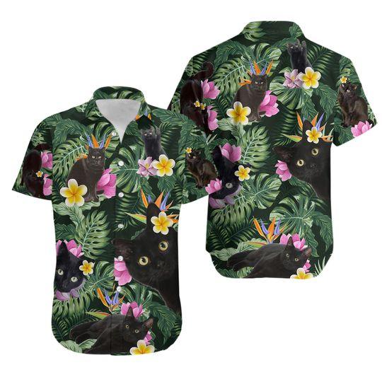 Cat Powered By Cat Hawaii Hawaiian Shirt Gift For Your Girlfriend Boyfriend Gift For Love Gift For Friend Best Valentine Present Holiday Gift
