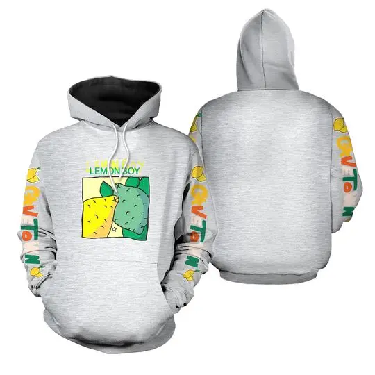 Cavetown Lemon Boy Cartoon Print Hoodies