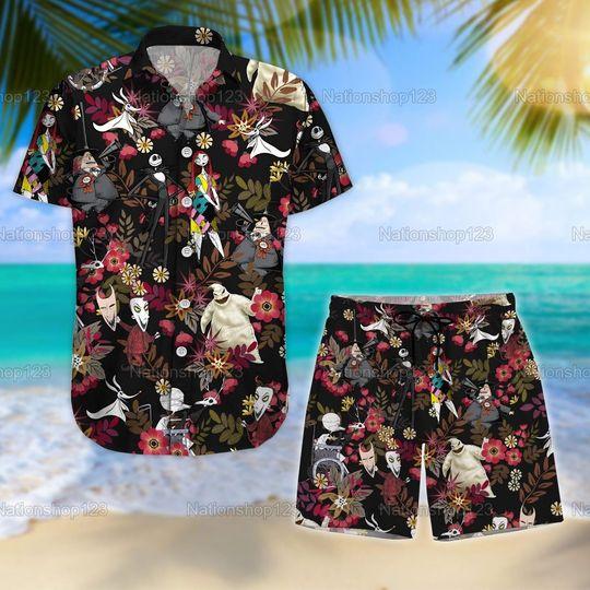 Jack Skellington Hawaii Shirt Gift For Your Girlfriend Boyfriend Gift For Love Gift For Friend Best Valentine Present Holiday Gift