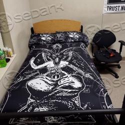 Baphomet Bedding SetsGift For Your Girlfriend Boyfriend Gift For Love Gift For Friend Best Valentine Present Holiday Gift