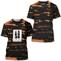 Cellos Score World Tour 2017 Tie Dye Bleached T-Shirt Meaningful Gift For Family Gift For Boyfriend Valentine Gift