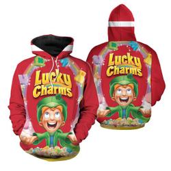 Cereal Lucky Charm Halloween 3D Hoodie