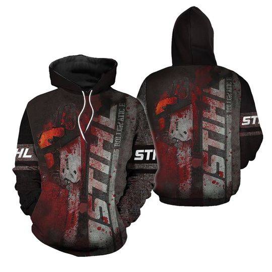 Chainsaw STIHL Brand Halloween 3D Hoodie