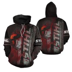 Chainsaw STIHL Brand Halloween 3D Hoodie