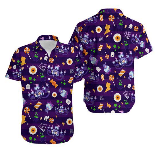Chandelure PKM Hawaiian Shirt Gift For Your Girlfriend Boyfriend Gift For Love Gift For Friend Best Valentine Present Holiday Gift