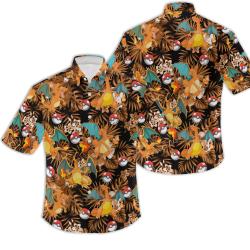 Charizard Hawaiian Shirt Gift For Your Girlfriend Boyfriend Gift For Love Gift For Friend Best Valentine Present Holiday Gift