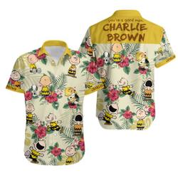 Charlie Brown Hawaiian Shirt, Hawaiian shirt, summer shirt Gift For Your Girlfriend Boyfriend Gift For Love Gift For Friend Best Valentine Present Holiday Gift