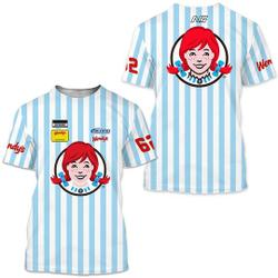 Checkered Flag Noah Gragson 2022 Wendys Sublimated Uniform Pit Crew T-Shirt Meaningful Gift For Family Gift For Boyfriend Valentine Gift