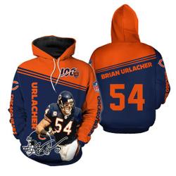 Chicago Bears 3D Hoodie, Football team shirt