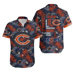 Chicago Bears football Hawaiian Shirt Gift For Your Girlfriend Boyfriend Gift For Love Gift For Friend Best Valentine Present Holiday Gift