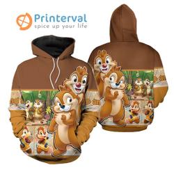Chip 'N' Dale Chipmunks | Disney 3D Hoodie