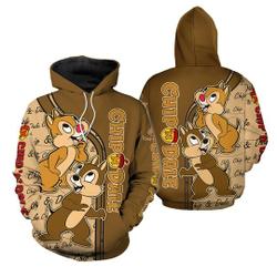 Chip 'n Dale Hoodie 3D, Chip And Dale Hoodie
