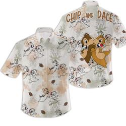 Chip 'n' Dale Nuts Disney Hawaiian Shirt Gift For Your Girlfriend Boyfriend Gift For Love Gift For Friend Best Valentine Present Holiday Gift