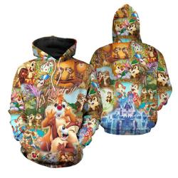 Chipmunks Chip 'N' Dale Its Magic | Disney 3D Hoodie