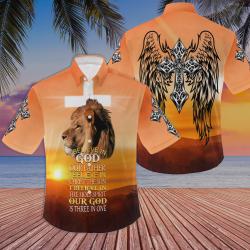 Christian Jesus And Lion Hawaiian Shirt Gift For Your Girlfriend Boyfriend Gift For Love Gift For Friend Best Valentine Present Holiday Gift