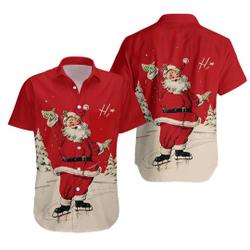 Christmas 3D HD Xmas Pool Beach Camp Hawaiian Shirt Gift For Your Girlfriend Boyfriend Gift For Love Gift For Friend Best Valentine Present Holiday Gift