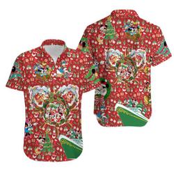 Christmas Disney Cruise Hawaiian Shirt Gift For Your Girlfriend Boyfriend Gift For Love Gift For Friend Best Valentine Present Holiday Gift