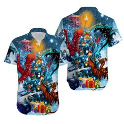 Christmas Dragons Reunion Christmas Hawaiian Shirt Gift For Your Girlfriend Boyfriend Gift For Love Gift For Friend Best Valentine Present Holiday Gift