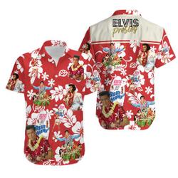 Christmas Gift, Elvis Presley Hawaiian Shirt Gift For Your Girlfriend Boyfriend Gift For Love Gift For Friend Best Valentine Present Holiday Gift