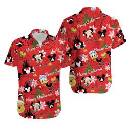 Christmas Mickey Button Shirt Gift For Your Girlfriend Boyfriend Gift For Love Gift For Friend Best Valentine Present Holiday Gift