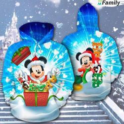 Mickey Christmas Hoodie, Mickey Merry Christmas Hoodie, Mickey Mouse