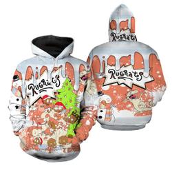 Christmas Rugrast 80s Sneaker Hoodies