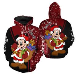 Christmas Santa Mouse 3D Hoodie