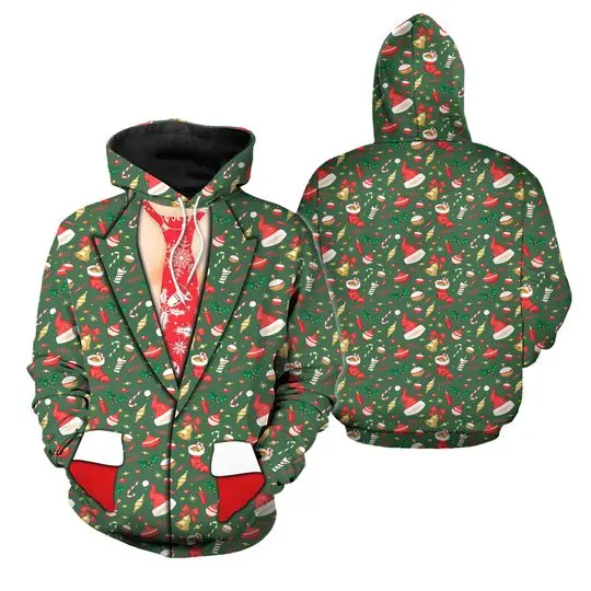 Christmas Suit 3D Hoodie