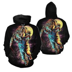 Chucky 3D Hoodie Cosplay Costume, Horror Shirt