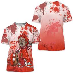 Chucky Chuckie Child's Play Unisex Sneaker Shirt Match Cherry Meaningful Gift For Family Gift For Boyfriend Valentine Gift