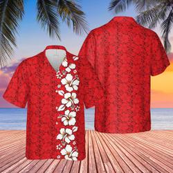 Classic Red Hawaiian shirt Gift For Your Girlfriend Boyfriend Gift For Love Gift For Friend Best Valentine Present Holiday Gift