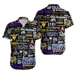Classic Rock Unisex Hawaiian Shirt Gift For Your Girlfriend Boyfriend Gift For Love Gift For Friend Best Valentine Present Holiday Gift