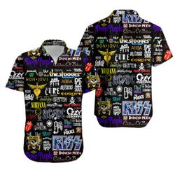 Classic Rock Unisex Hawaiian Shirt Gift For Your Girlfriend Boyfriend Gift For Love Gift For Friend Best Valentine Present Holiday Gift