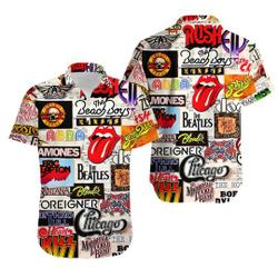 Classic Rock Unisex Hawaiian Shirt Gift For Your Girlfriend Boyfriend Gift For Love Gift For Friend Best Valentine Present Holiday Gift