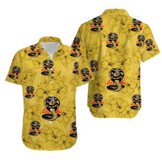 Cobra Kai Hawaiian ShirtSnake Hawaiian Shirt Gift For Your Girlfriend Boyfriend Gift For Love Gift For Friend Best Valentine Present Holiday Gift