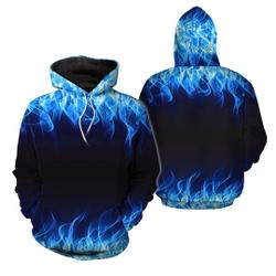 Colorful Flame Hoodie 3D