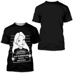 Convict Alice In Wonderland T-Shirt Meaningful Gift For Family Gift For Boyfriend Valentine Gift